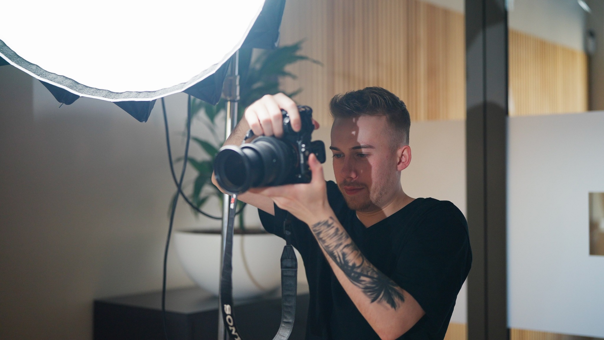 Bastian Gottszky bei der Arbeit